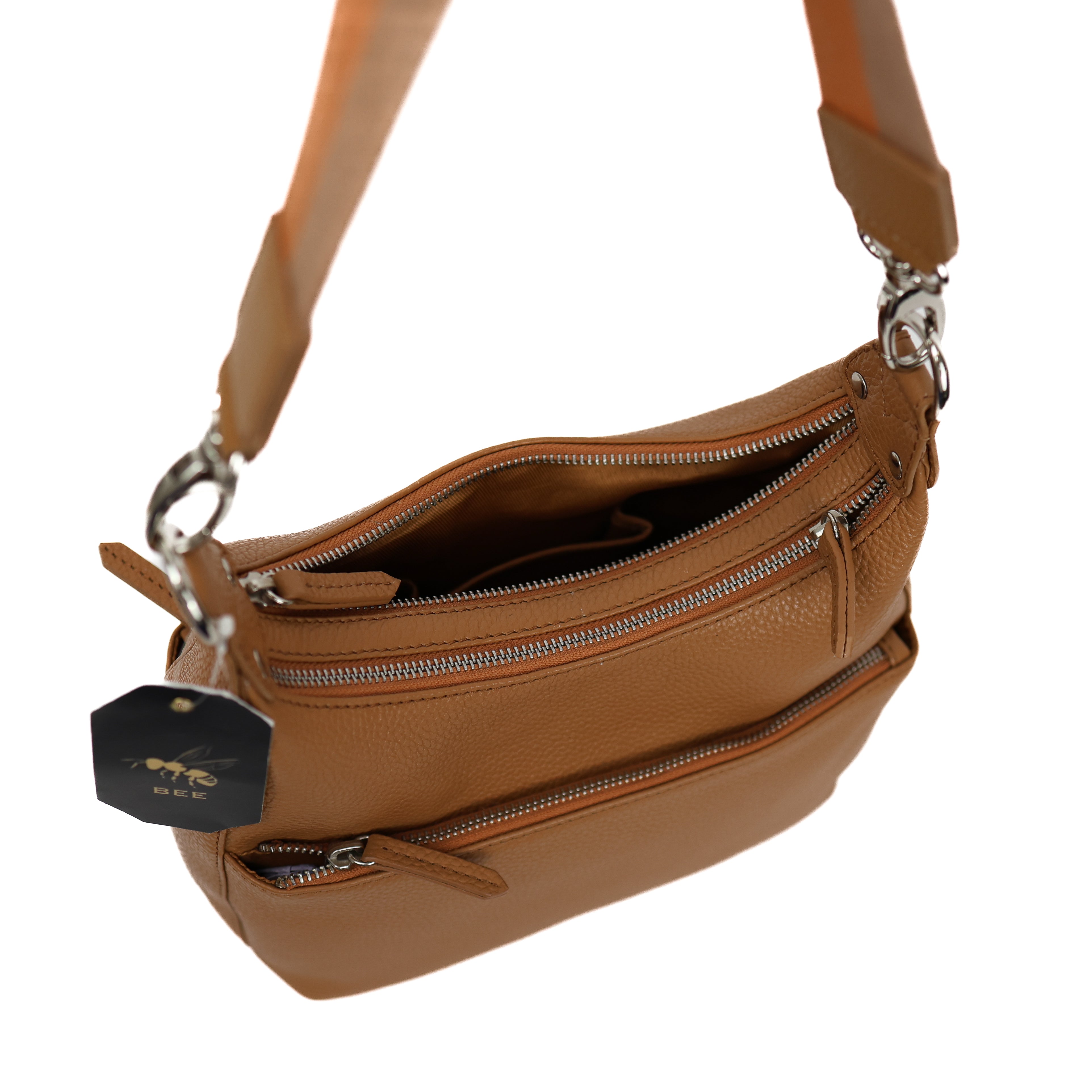 Hand-/schoudertas 'Thyrza' Camel Camel