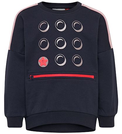 LEGO® Duplo Sweatshirt - LWSun - Navy m. Pink/Silber