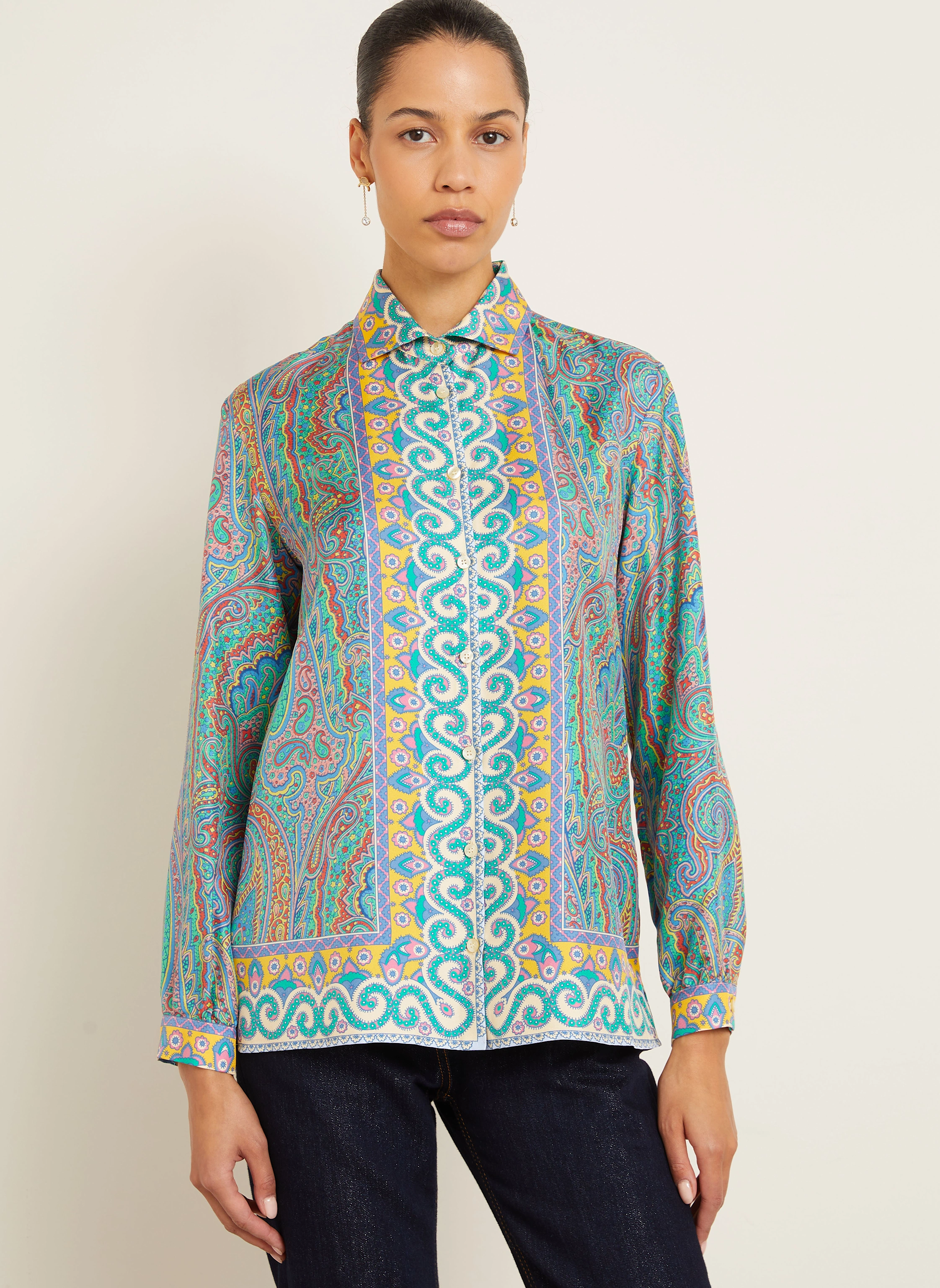 ETRO Hemdbluse aus Seide