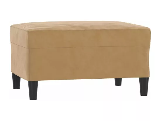 Repose-pied Marron 70x55x41 cm Velours