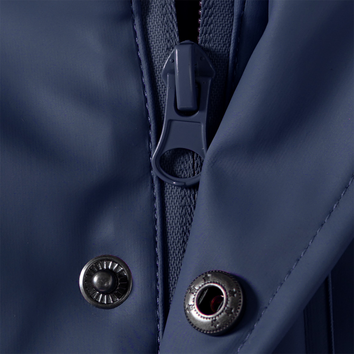 Famy Baby Regenoverall mit gestepptem Futter dunkelblau