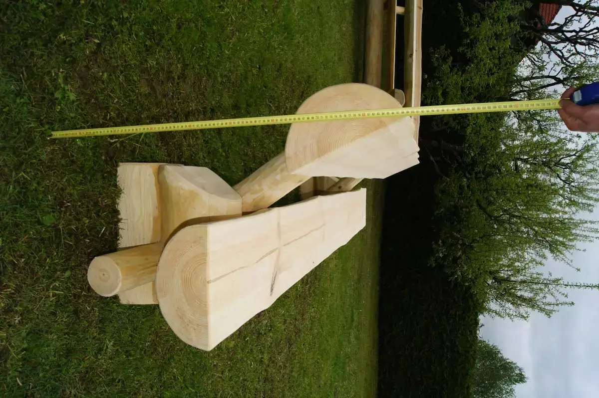 PureHaven Luxus-Holzgarnitur massiver Naturstamm nordische Fichte - versch. Ausführungen