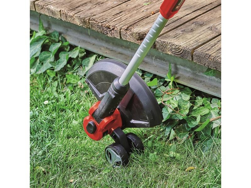 Einhell Akku-Rasentrimmer GE-CT 18/30 Li Solo Rasentrimmer mit Führungsrad