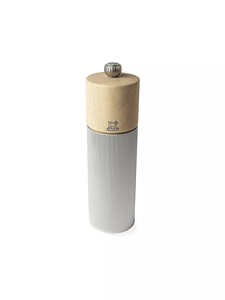 PEUGEOT Salzmühle 18cm LINE Alu / Buche - Natur beige