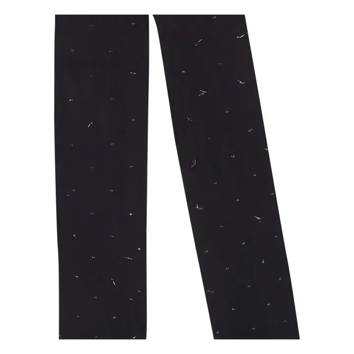 Swedish Stockings Collants Filippa Pois Métallisés 50 Deniers | Noir