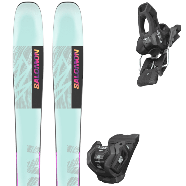Pack ski SALOMON QST LUMEN 98 + Fix