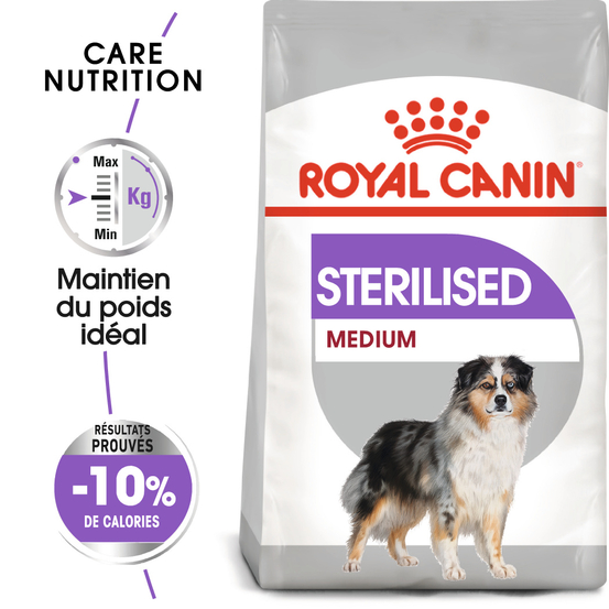 Croquettes chien stérilisé Medium Sterilised 12kg