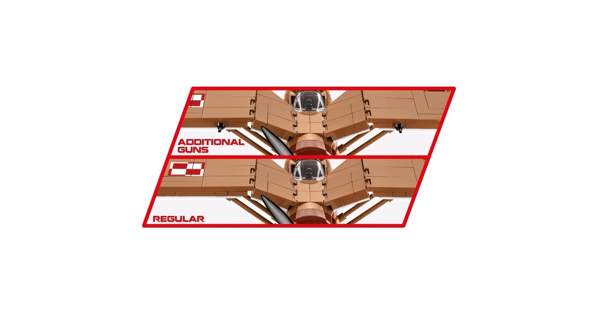 COBIHistorical Collection - PZL P.11c Constructiespeelgoed  (Schaal 1:32)