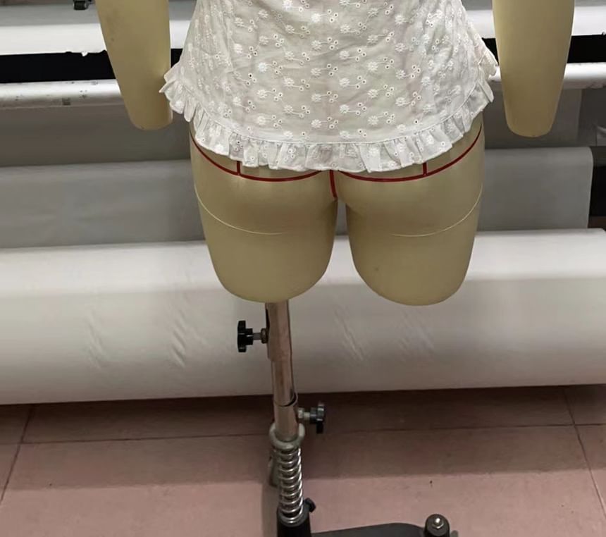 Sensarra - Blouse met ruches en kant