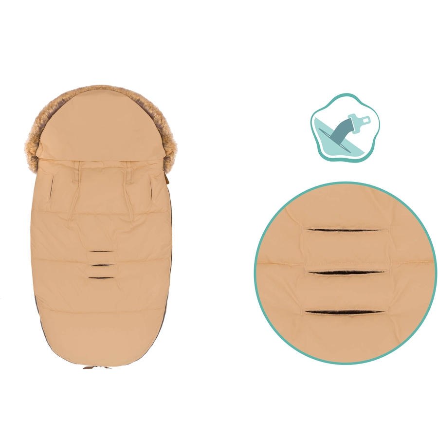 fillikid Winterfußsack Manaslu Polyester cappuccino