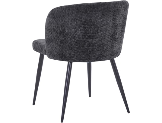 CONCEPT1 - Chaise Lot de 4C. Veronica gris anthracite