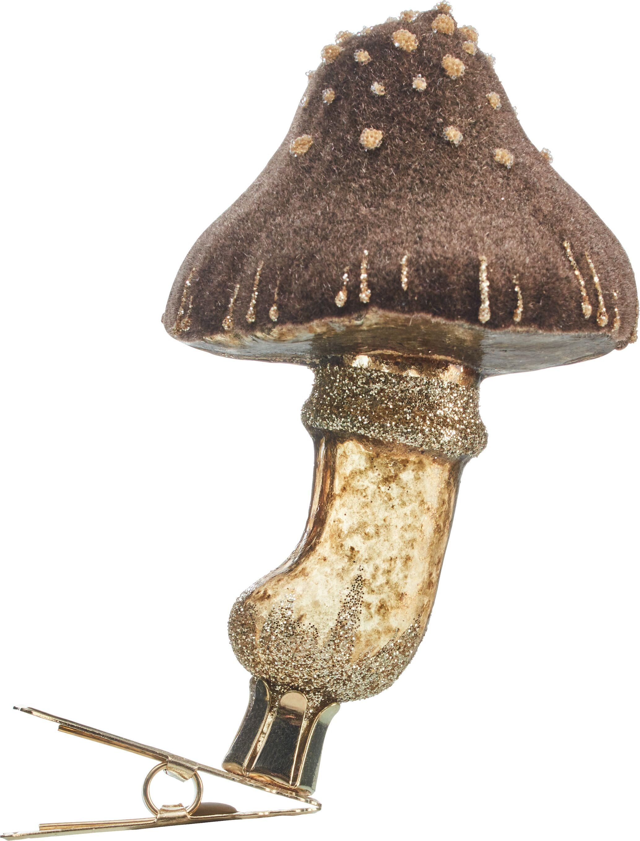 MUSHROOM Glasfigur - Grün
