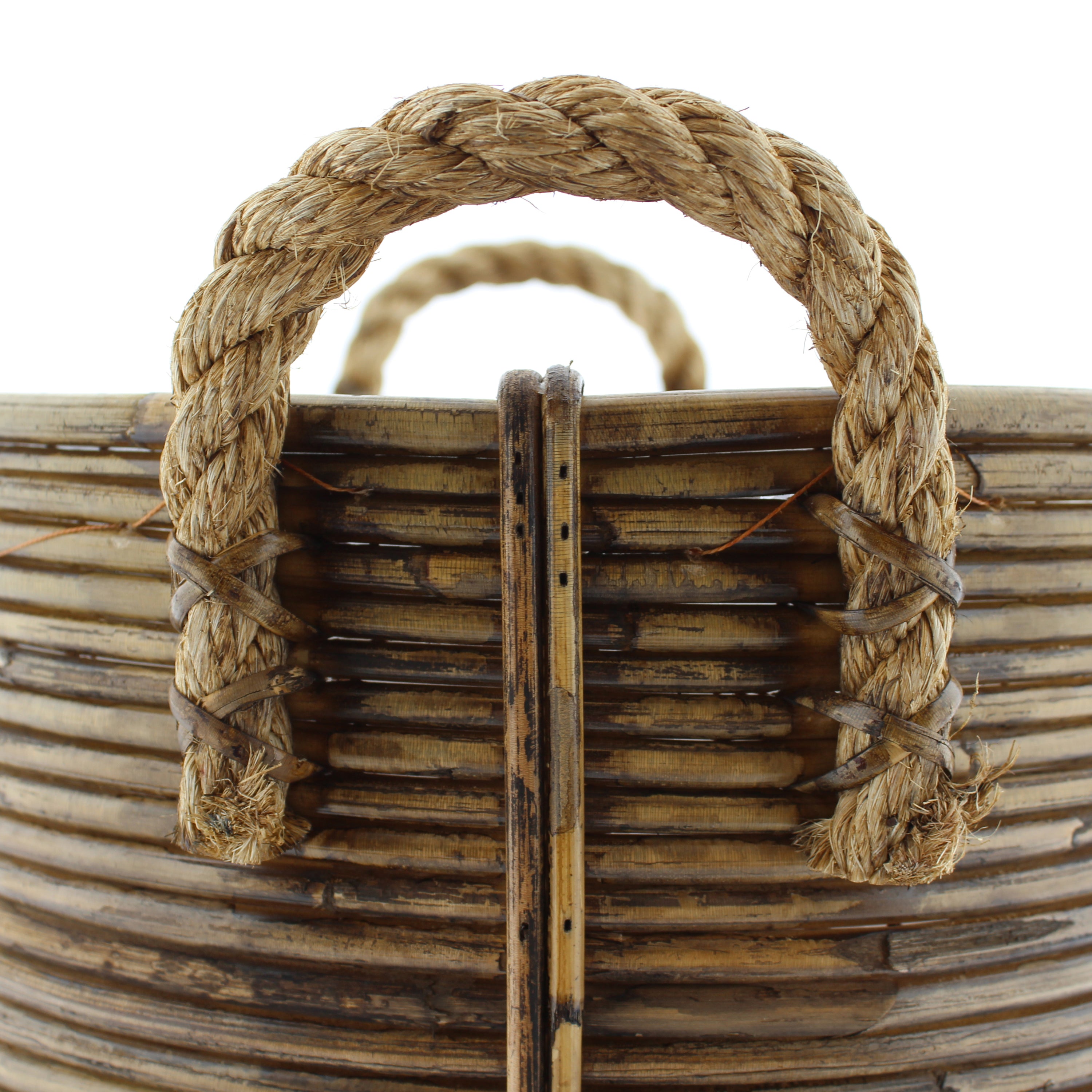Van der Leeden Stripe Opbergmand Ã 35 cm - Bronze