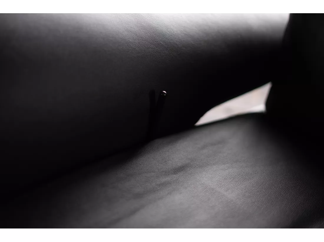 Fauteuil - Noir cuir - NAMA