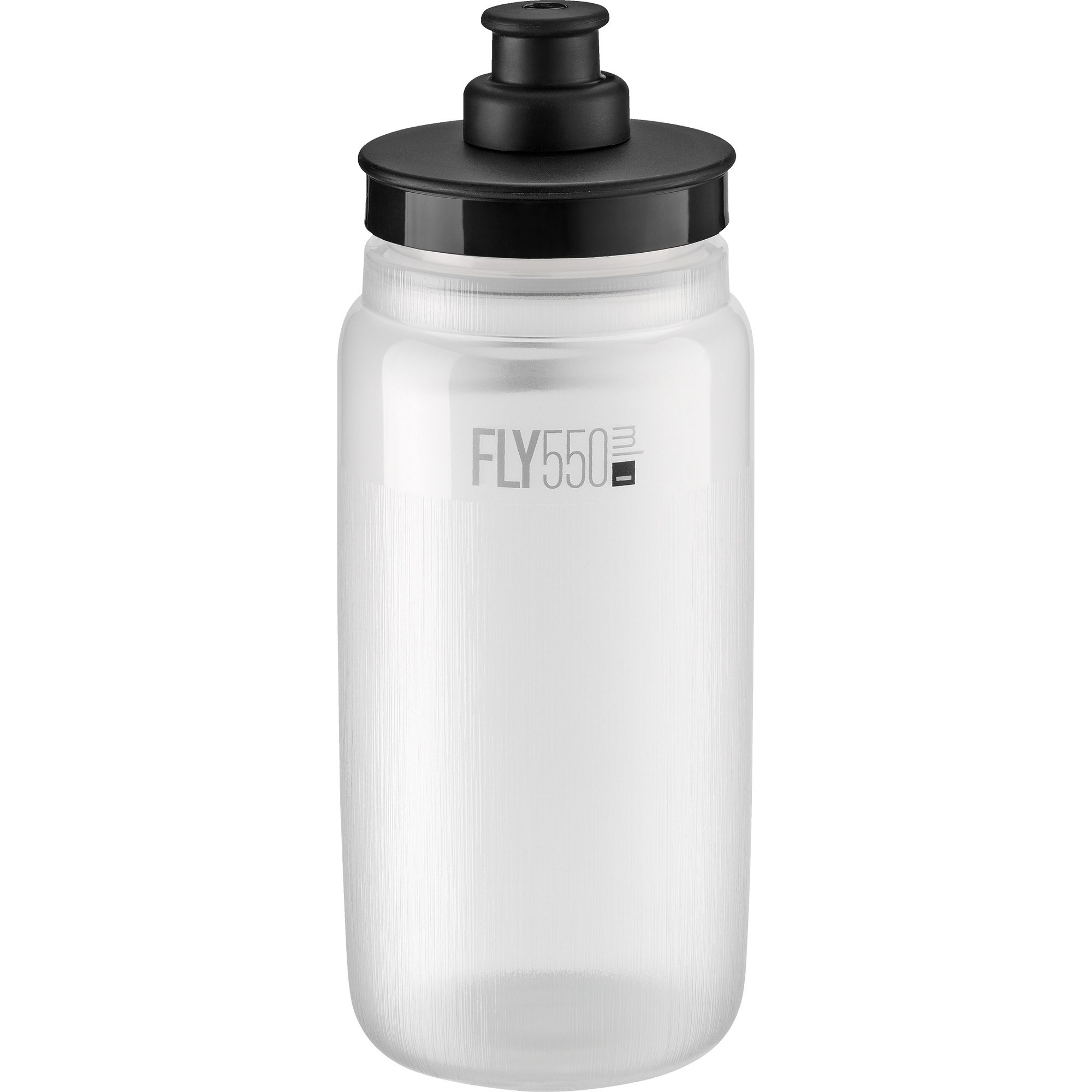 Elite Fly Tex Trinkflasche 550ml transparent schwarz