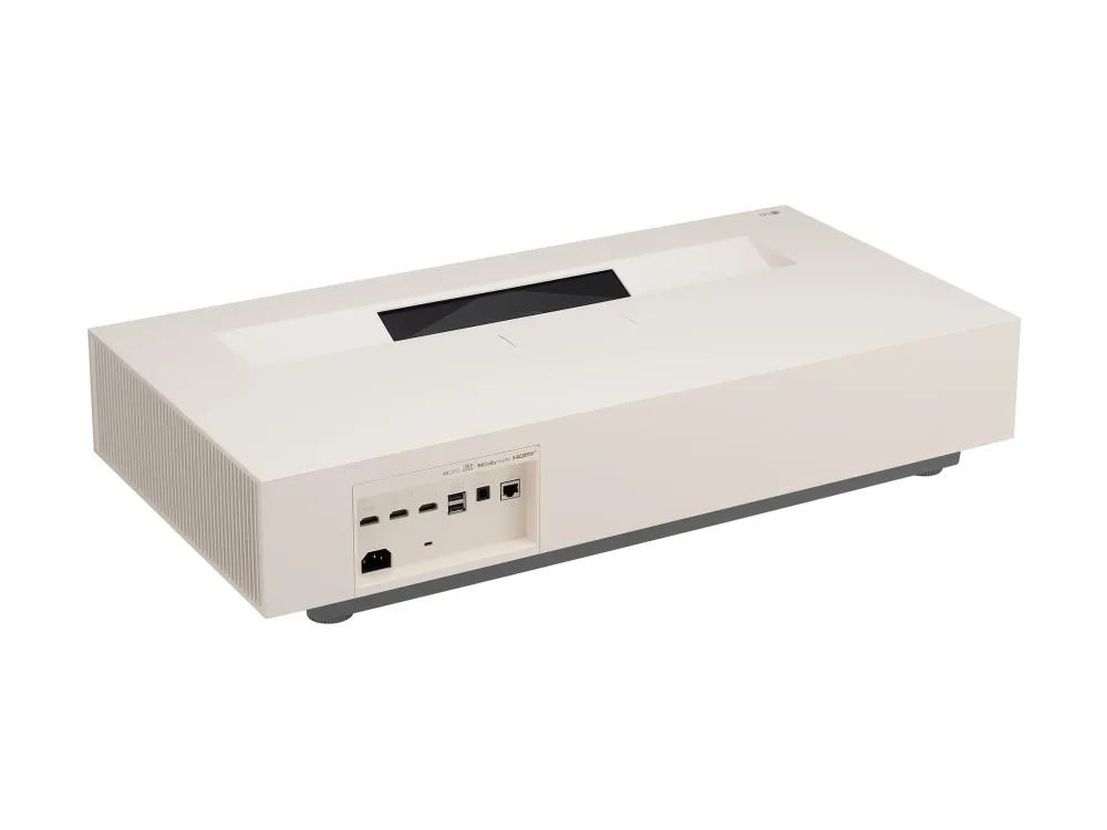 LG CineBeam HU915QE - DLP-projektor - laser - 3700 ANSI lumens - 3840 x 2160 - 16:9 - 4K - ultrakort kast objektiv - hvid