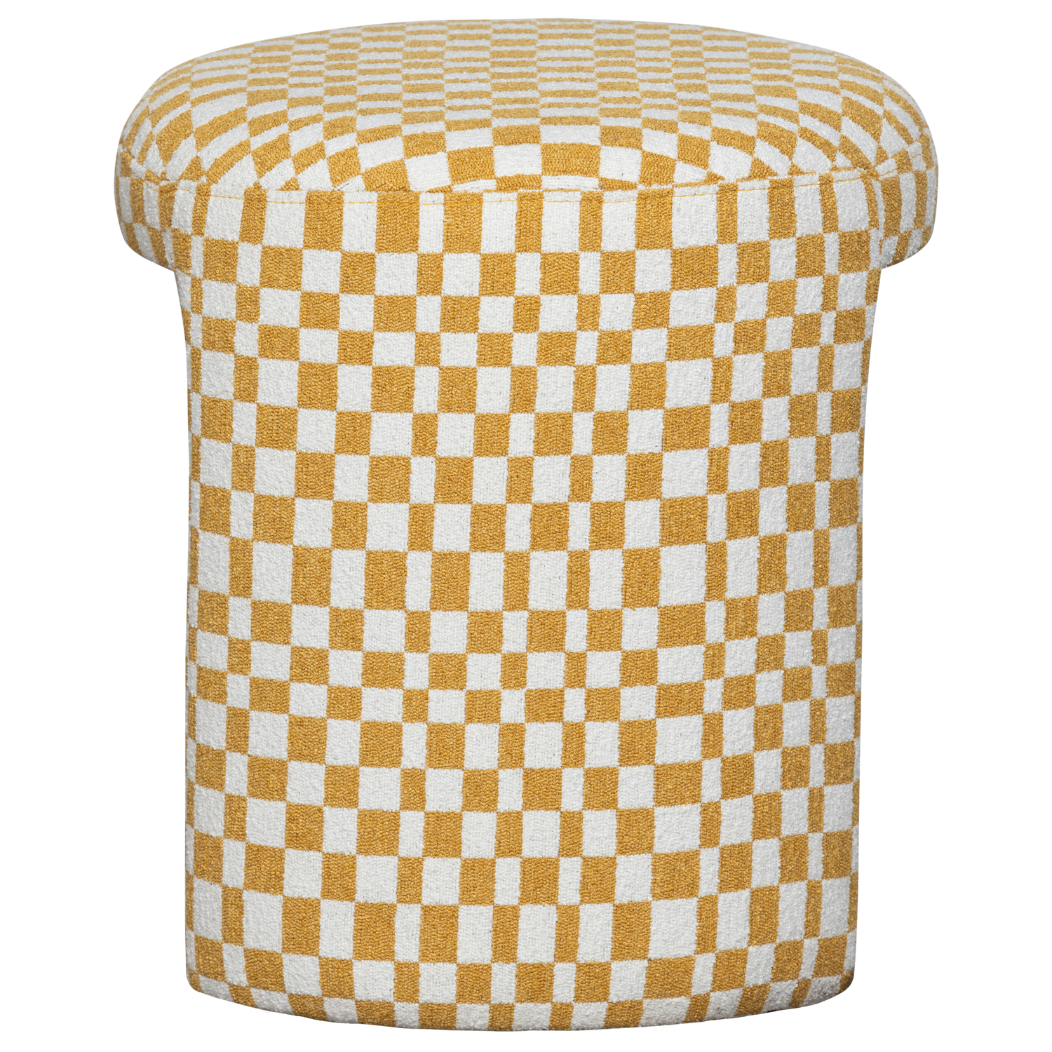WOOOD Charlie Kruk - Polyester - Ruitjes - Geel