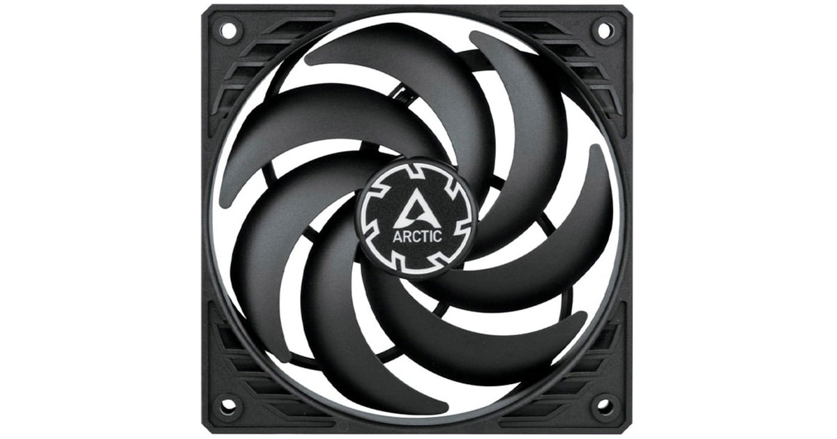 ARCTICP12 Slim PWM PST case fan  (Zwart, 120 x 120 x 15 mm)