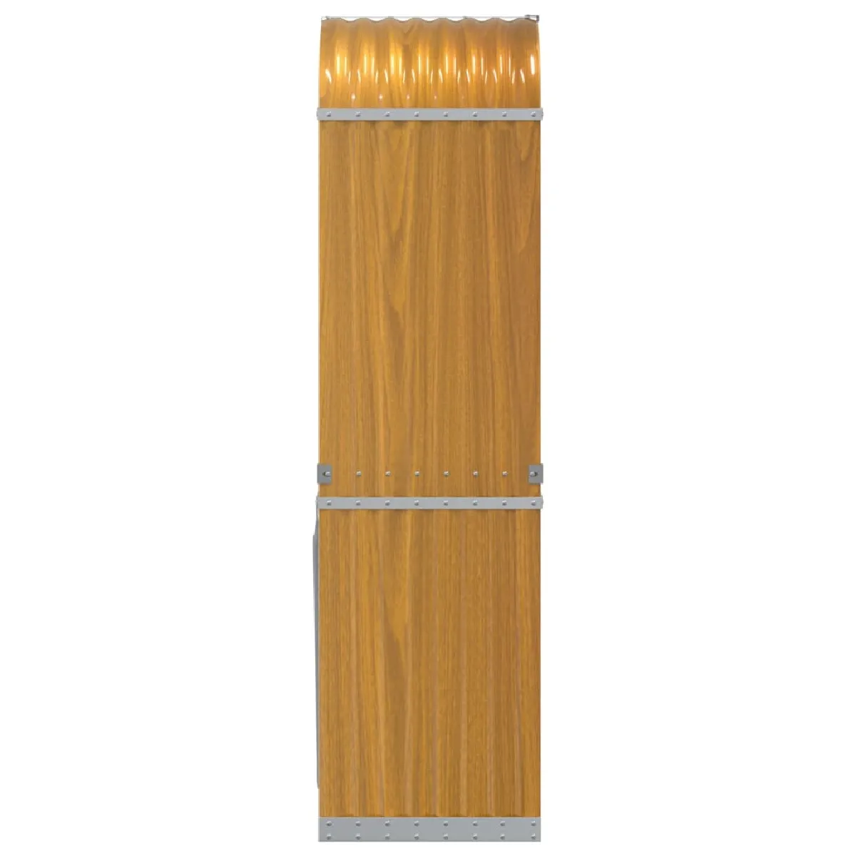 vidaXL Porte-bûches - Marron clair