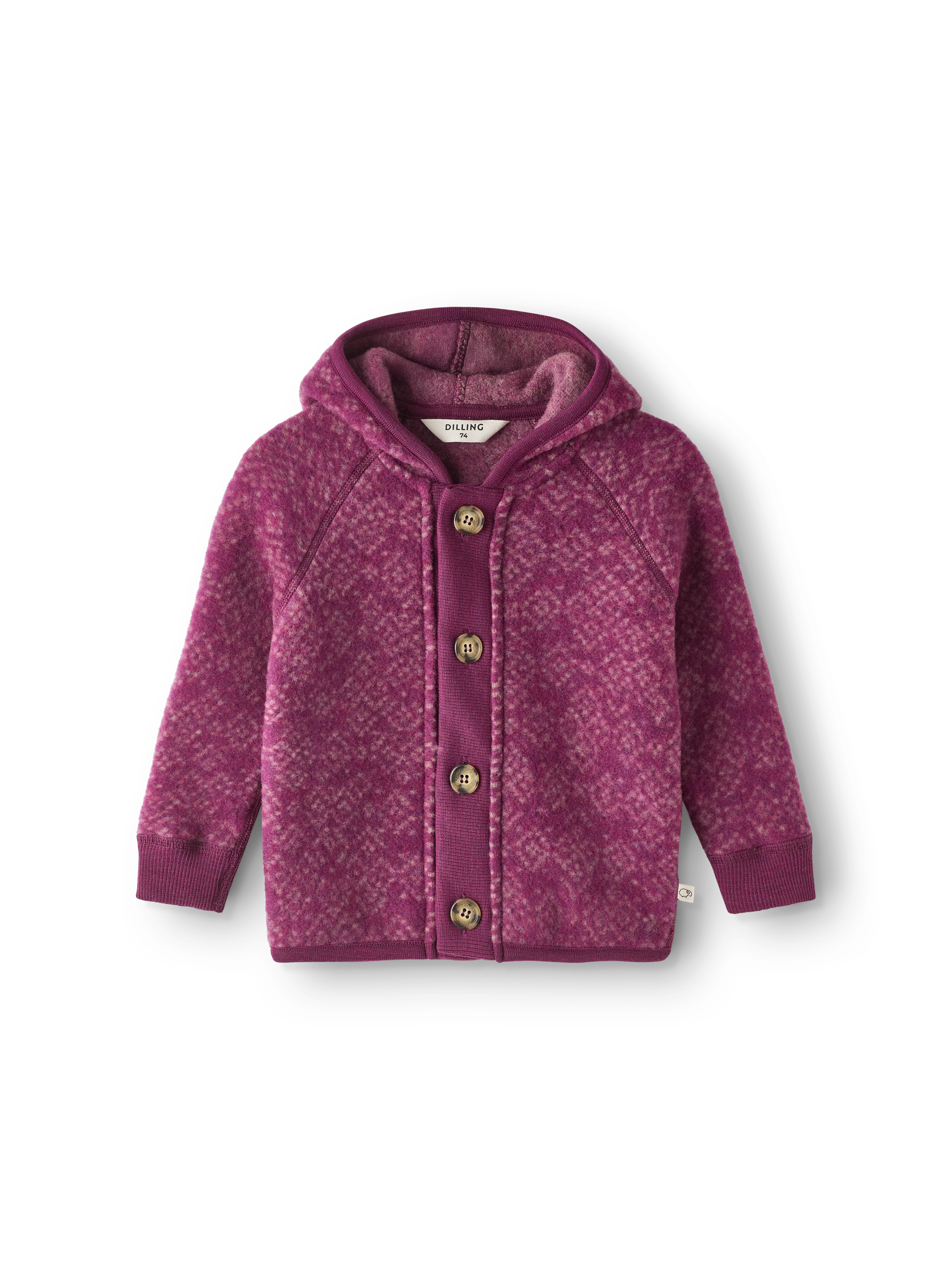 Fleecevest van merinowol voor baby's