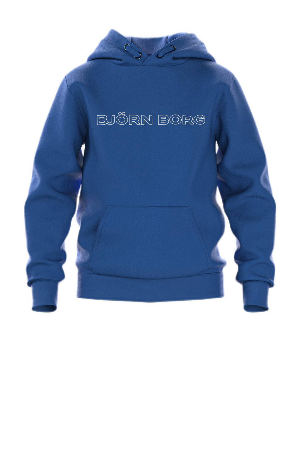 Björn Borg hoodie met logo blauw