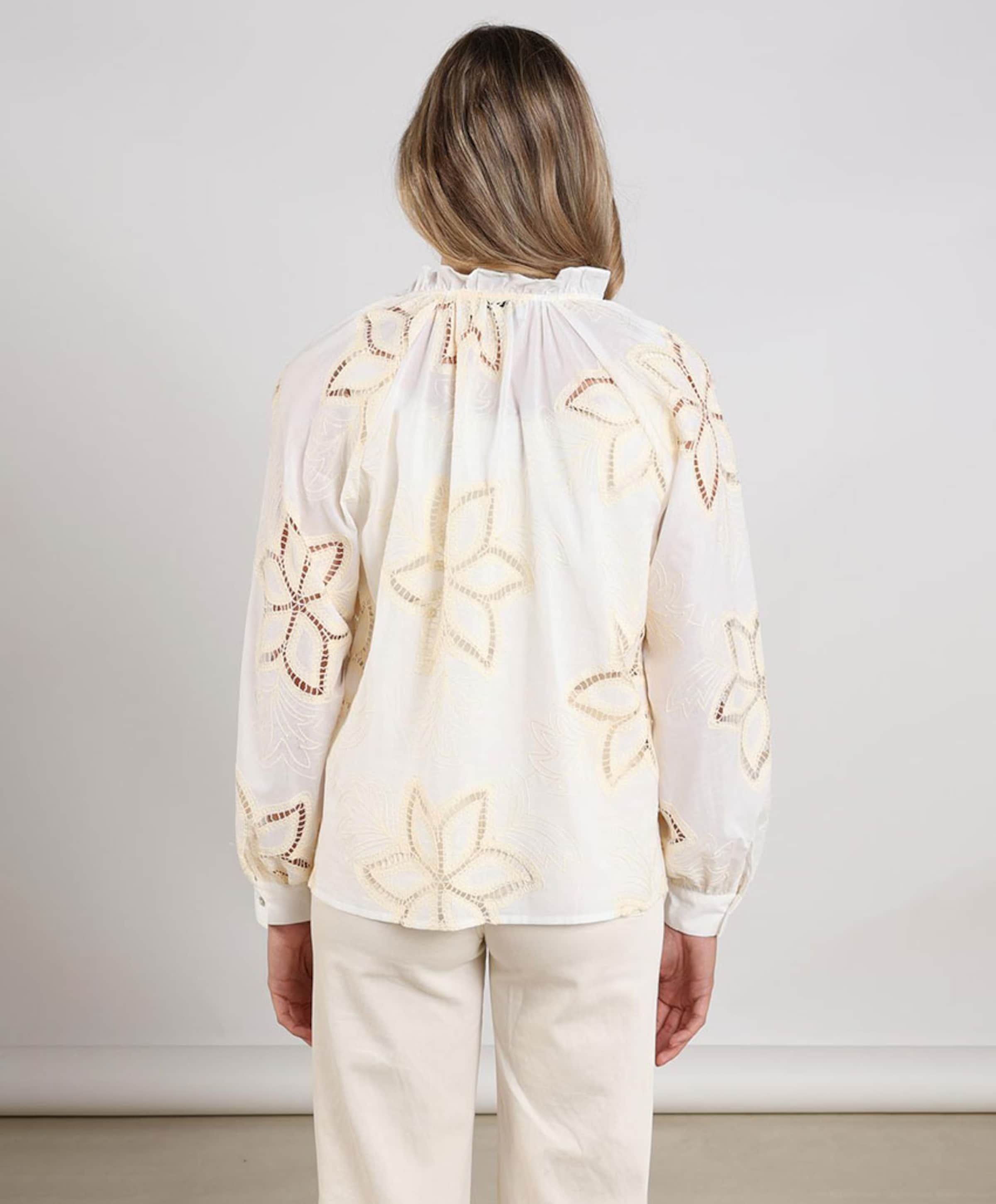 Nukus Dames blouse ecru