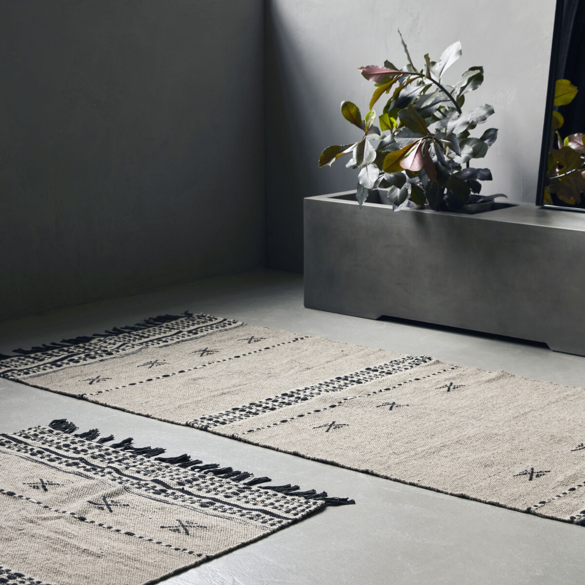 House Doctor - Gulvtæppe - Cros - Sand - 90X300 CM