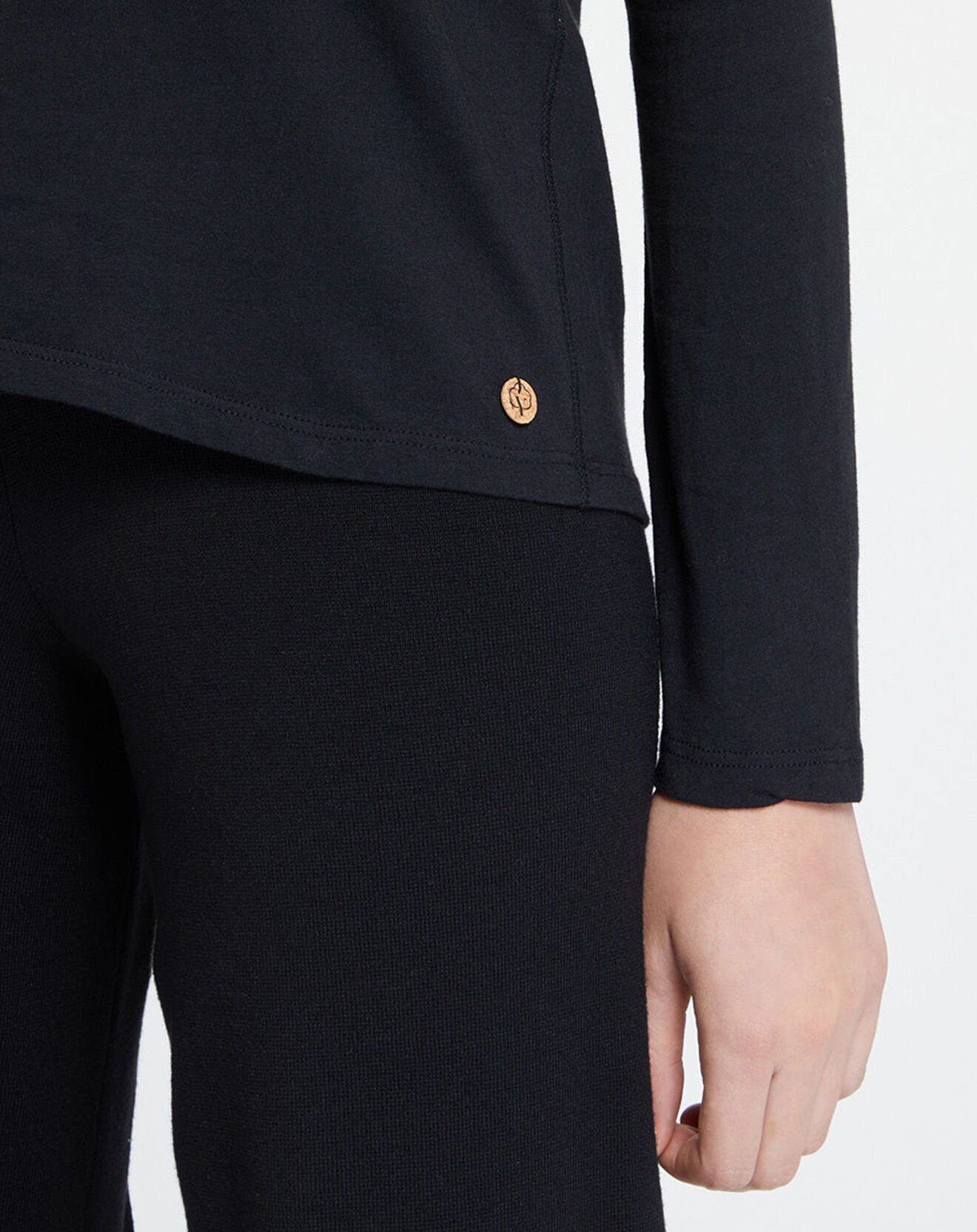 Yerse T-Shirt 100% Coton Bio O-Line noir