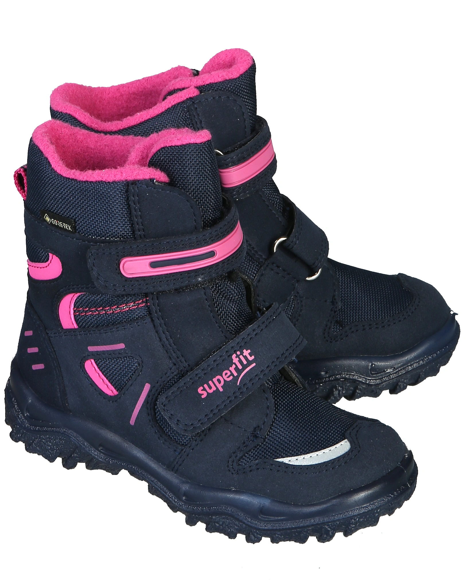 Klett-Stiefel HUSKY in blau/rosa
