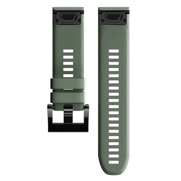 Sport Armbånd EasyFit Garmin Fenix 6X Pro - Mørk Grønn
