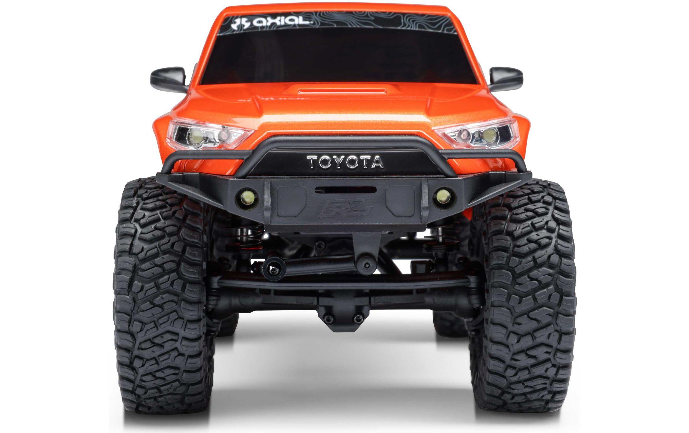 Scale Crawler SCX24 Toyota 4Runner 1:24 RTR - Orange<br>Rock Crawler Brushed 4WD mit Akku & Ladegerät