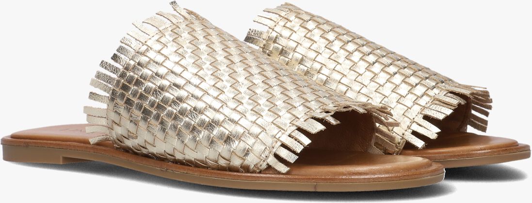 gouden lina locchi slippers l1139