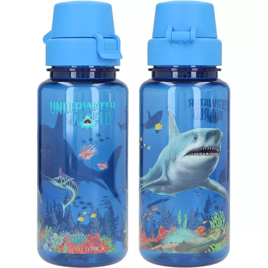 Depesche Trinkflasche Underwater Dino World 400 ml blau