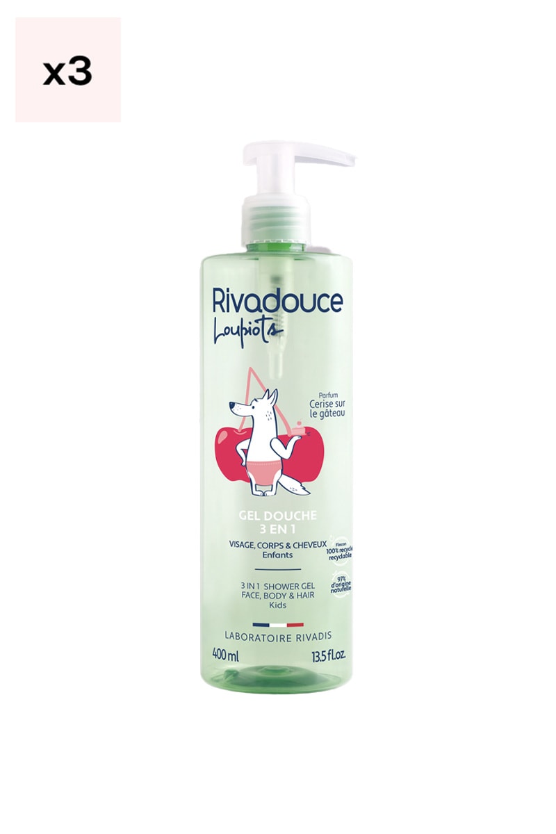 Gels douche 3-en-1 - Cerise sur le gâteau - Enfant - 3 x 400 ml