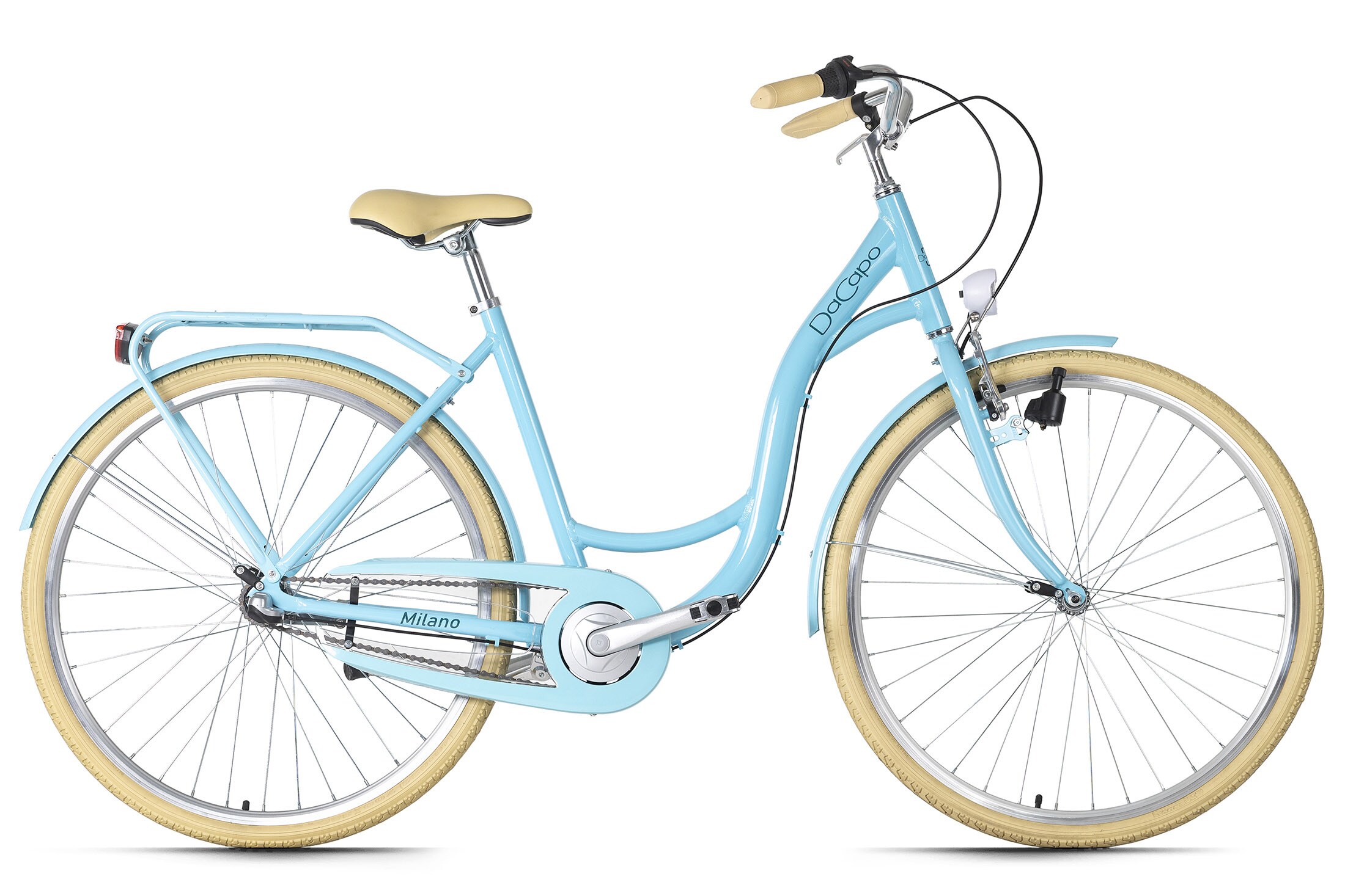 Dacapo Cityrad 3-Gänge Damenfahrrad Milano 28 Zoll