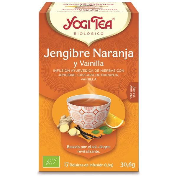 Infusão Bio Gengibre, Laranja E Baunilha