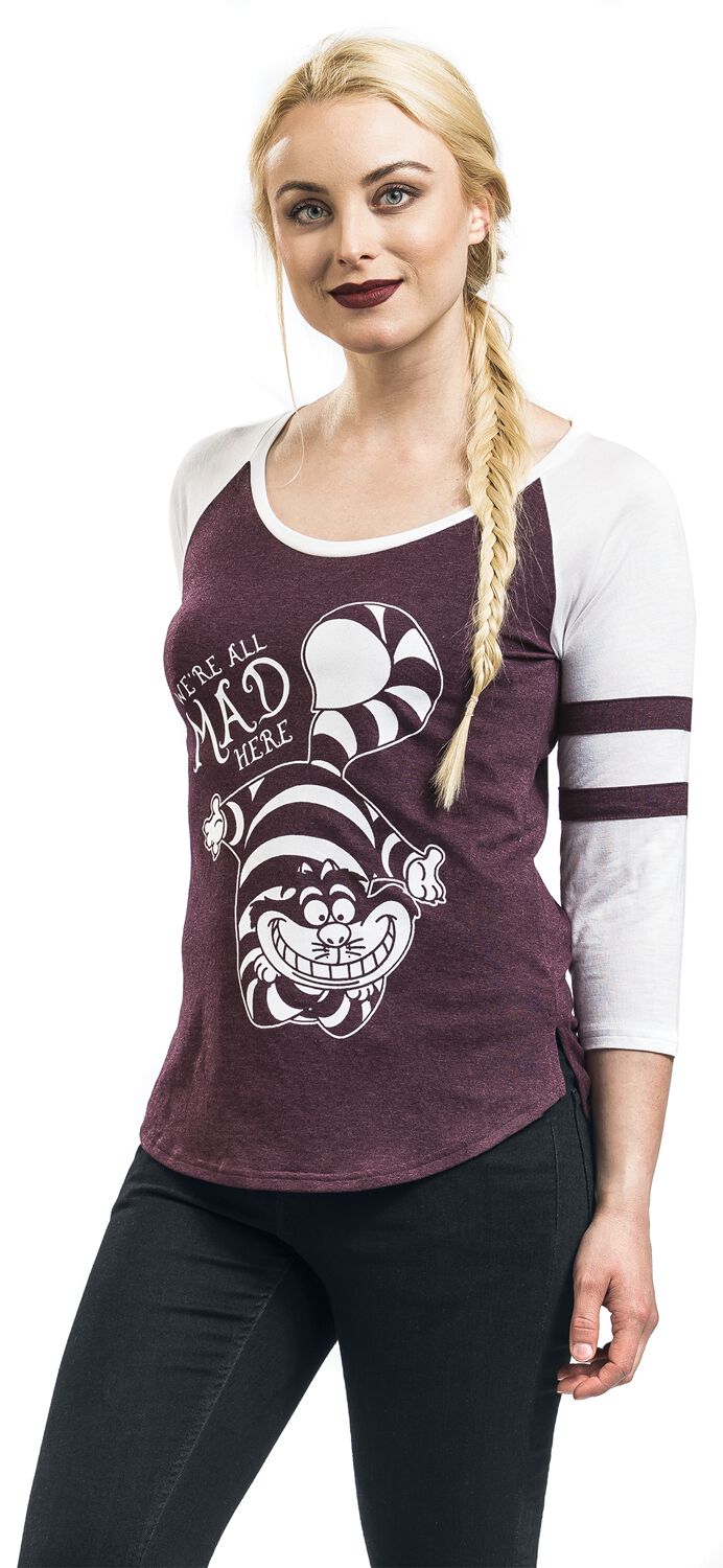 We're All Mad Here | Alice Au Pays Des Merveilles T-shirt manches longues