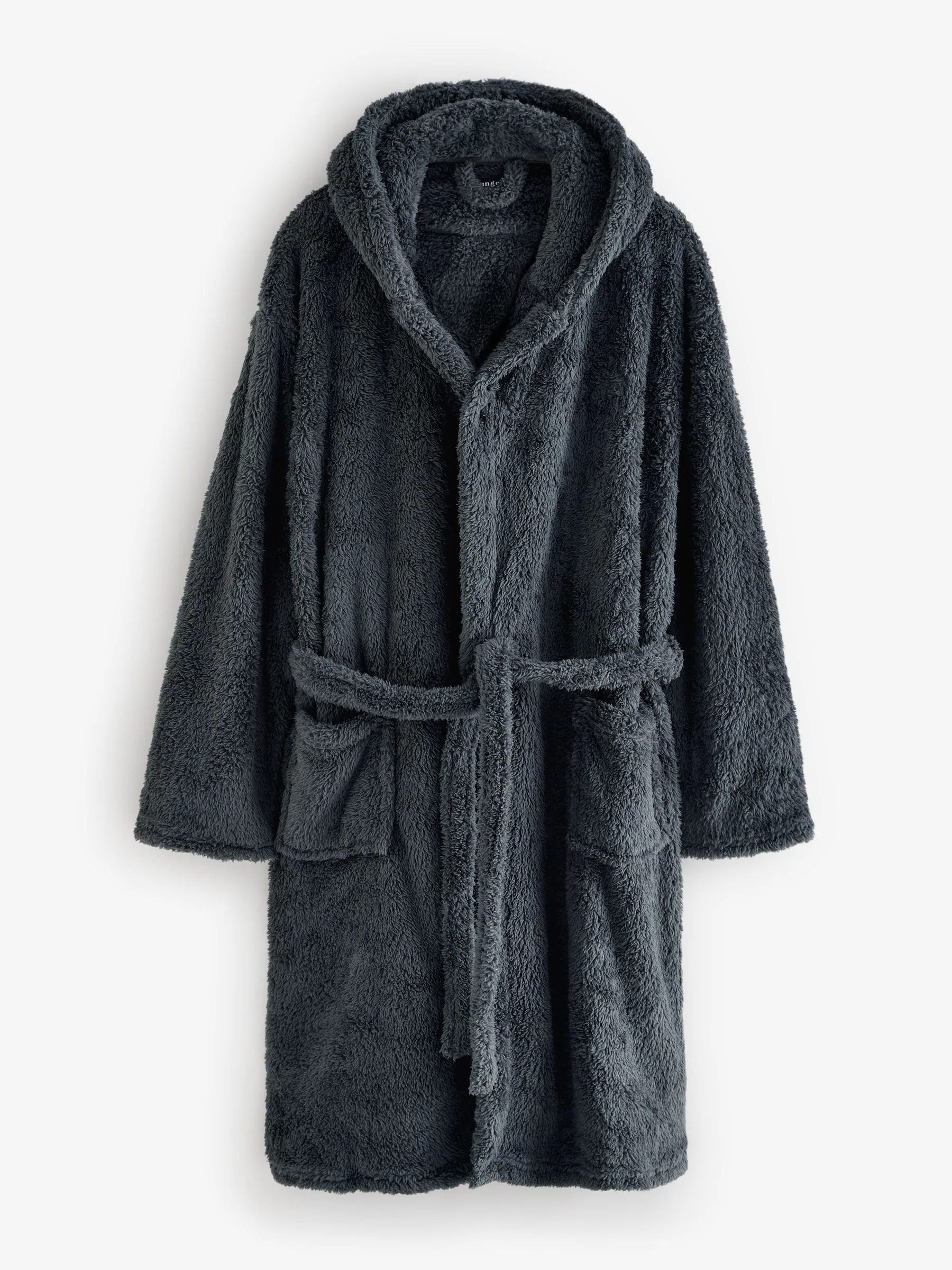 Grijs - Loungeable Sherpa kamerjas met capuchon