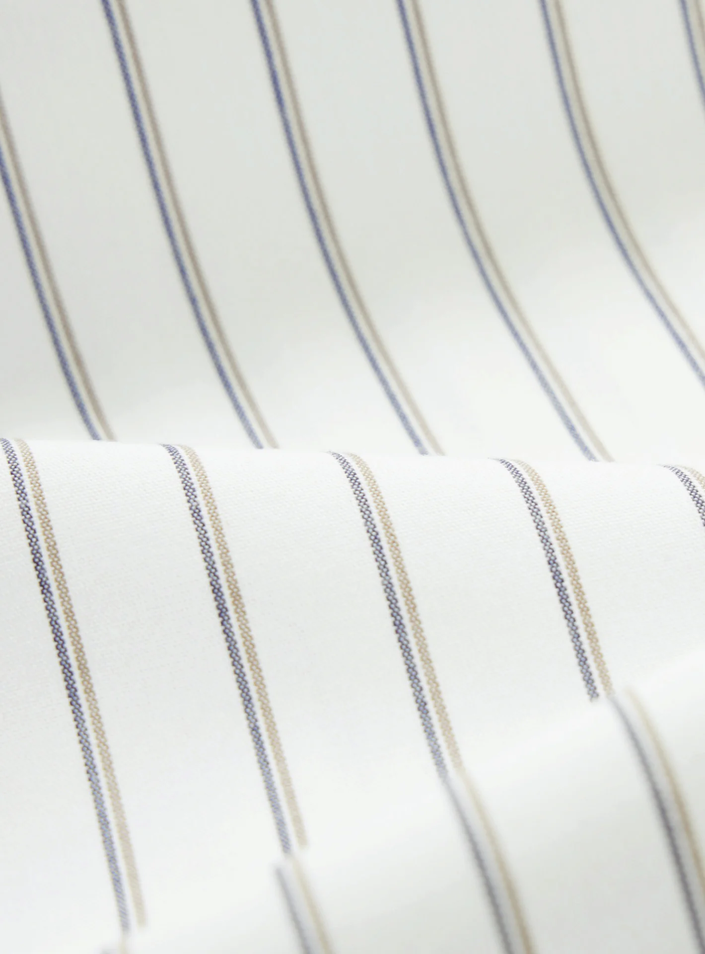 Chemise Tribeca Rayée Ecru Kenya