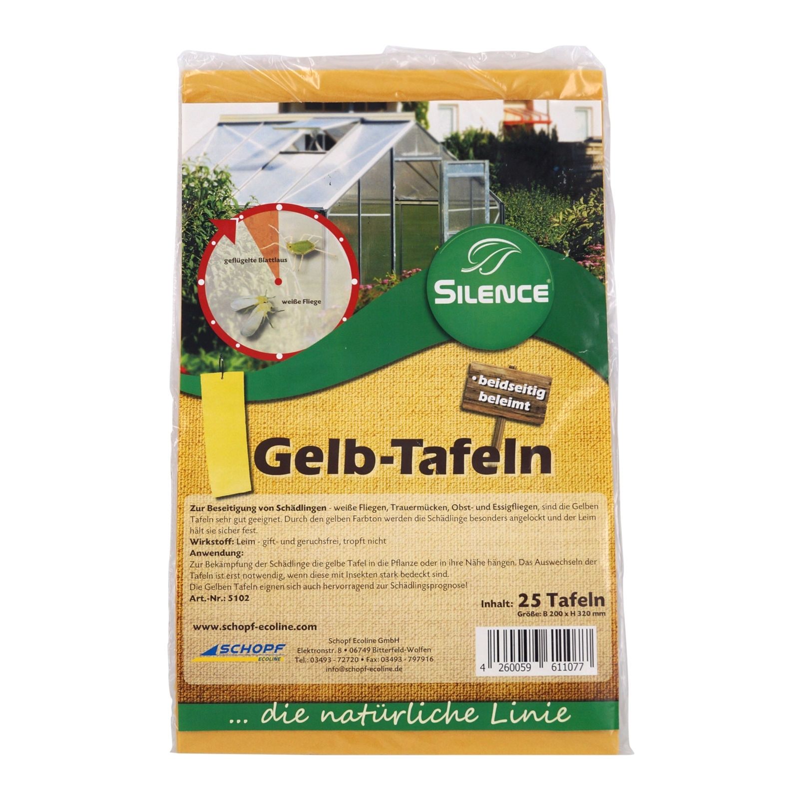 Silence Gelbtafeln groß