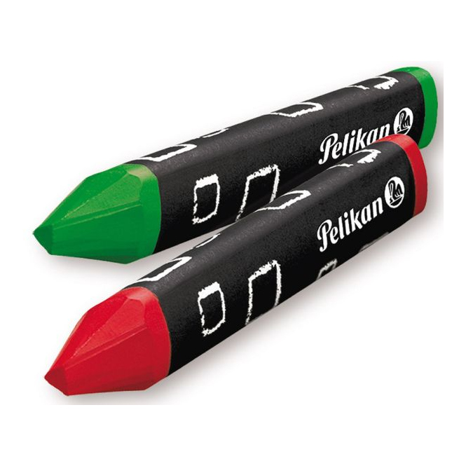 Pelikan, 8 Wachsmaler wasserfest, dreieckig in Box