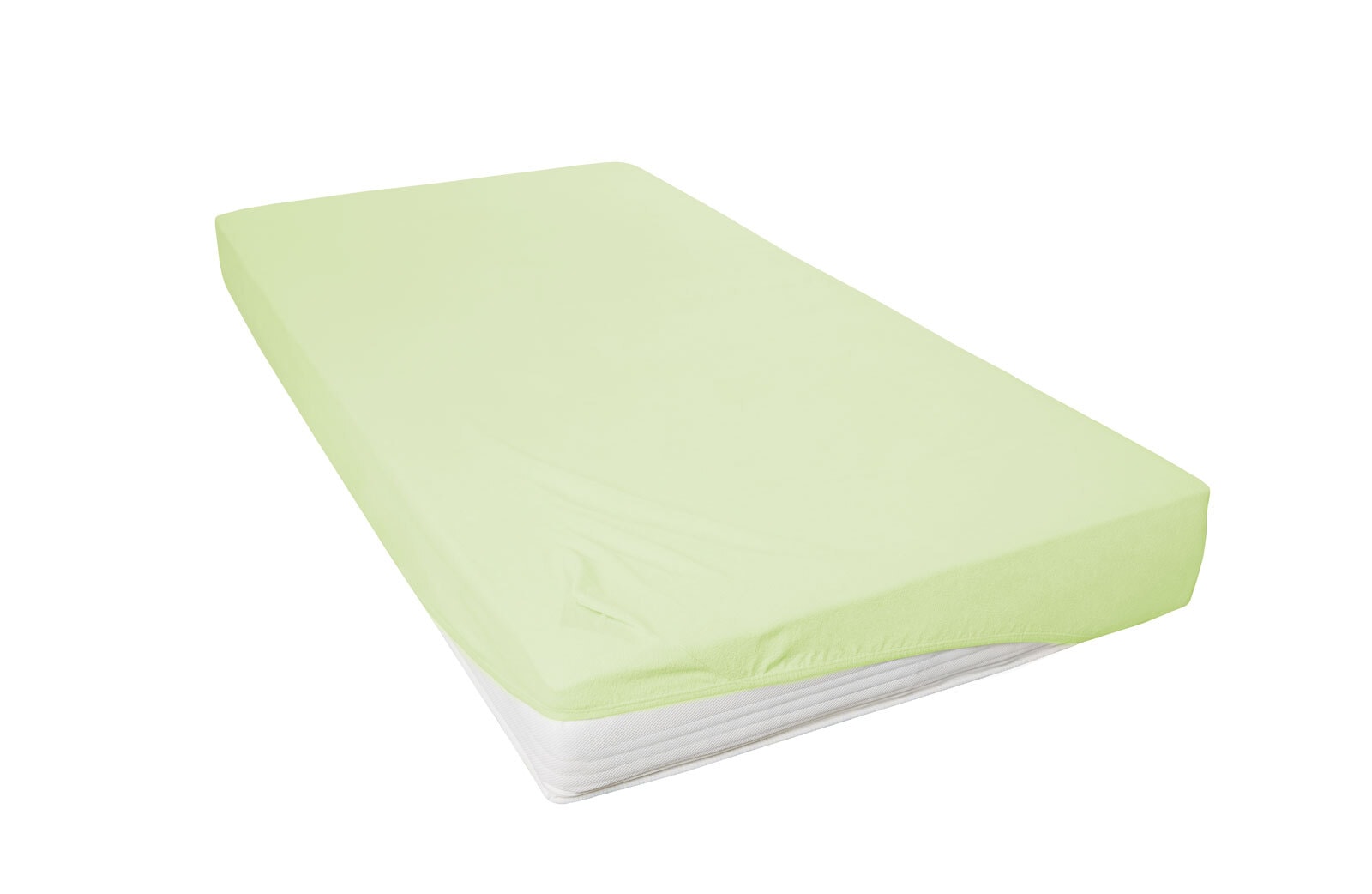 Vario Spannbetttuch Teddy-Flausch 140-160 x 200 cm limone