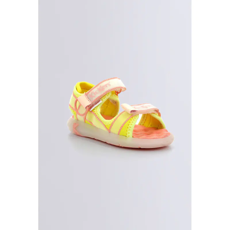Kickjune Rose jaune SANDALES Synthétique Mixte