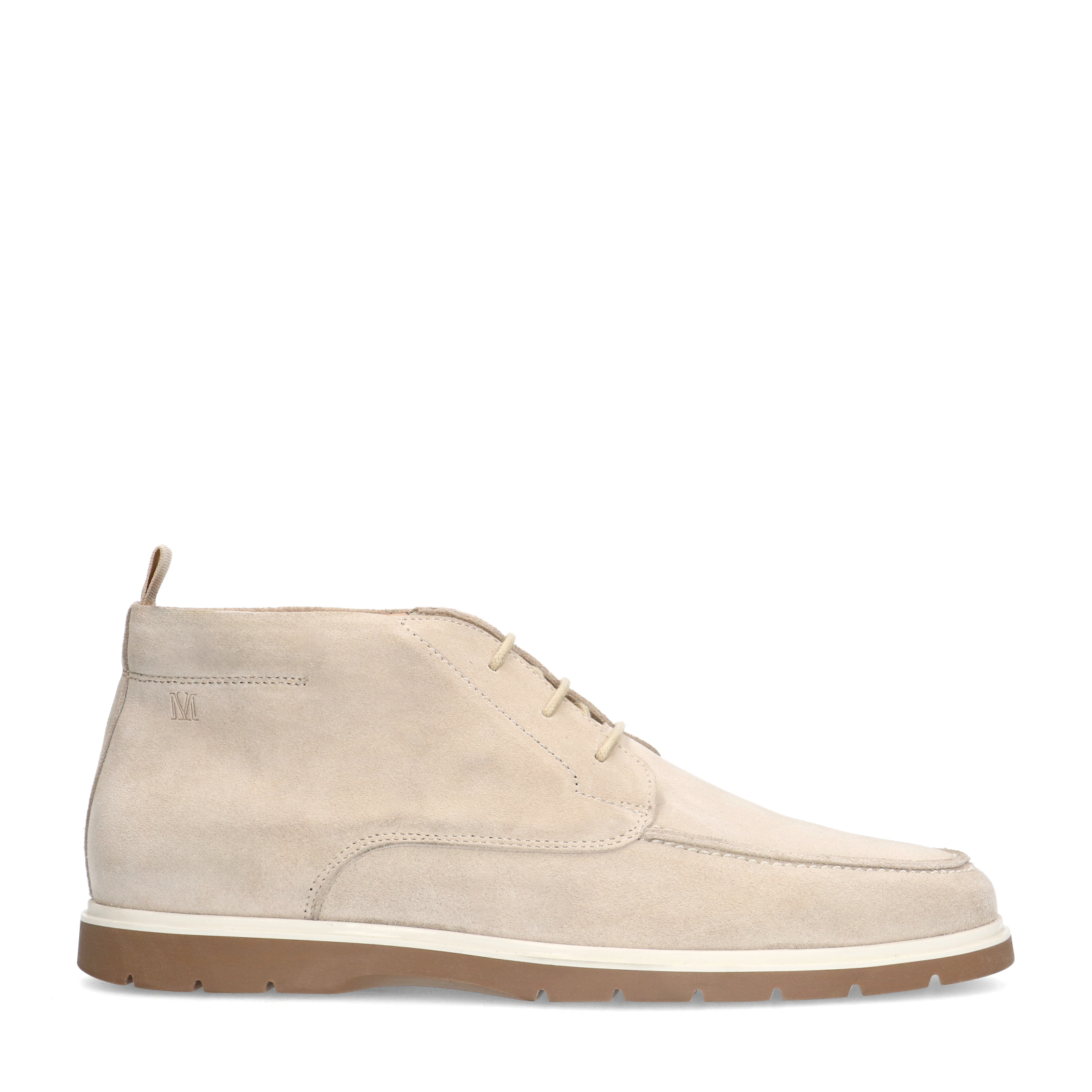 Beige suède veterboots