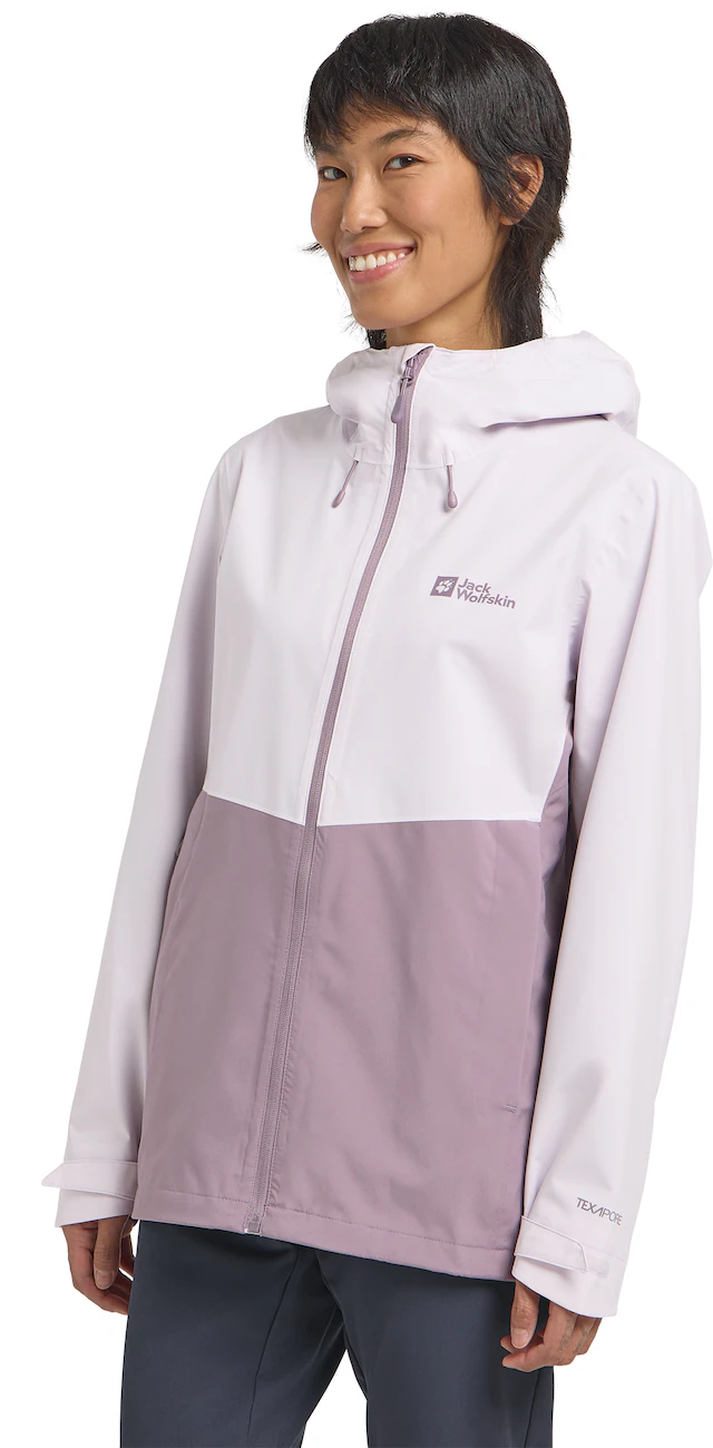 Jack Wolfskin Funktionsjacke »WEILTAL 2L JKT W« mit Kapuze Wasserdicht, atmungsaktiv, Übergangsjacke