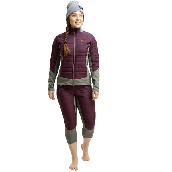 Veste polaire ELEVENATE W FUSION STRETCH JACKET AUBERGINE