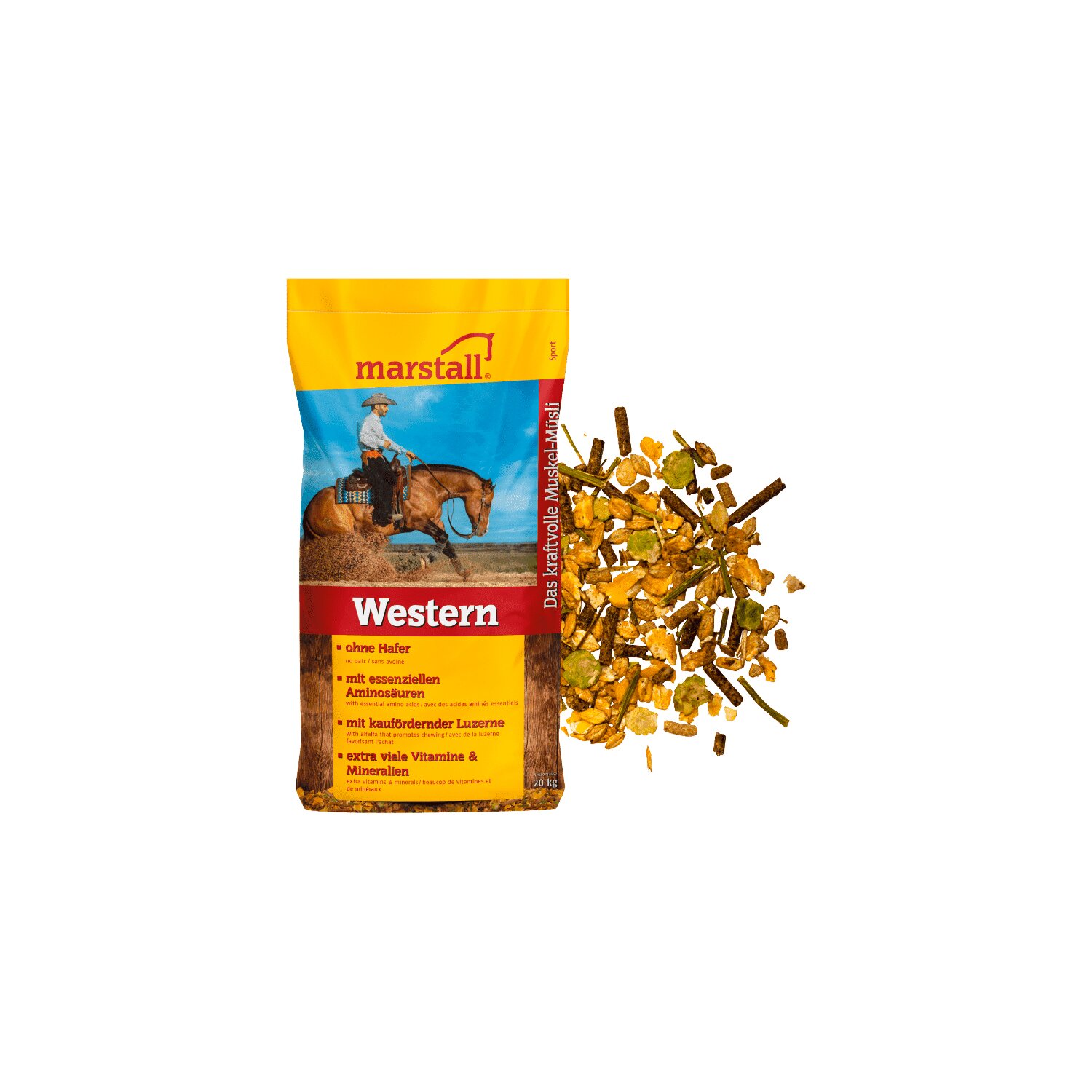 marstall Western Struktur Müsli  - 20 kg