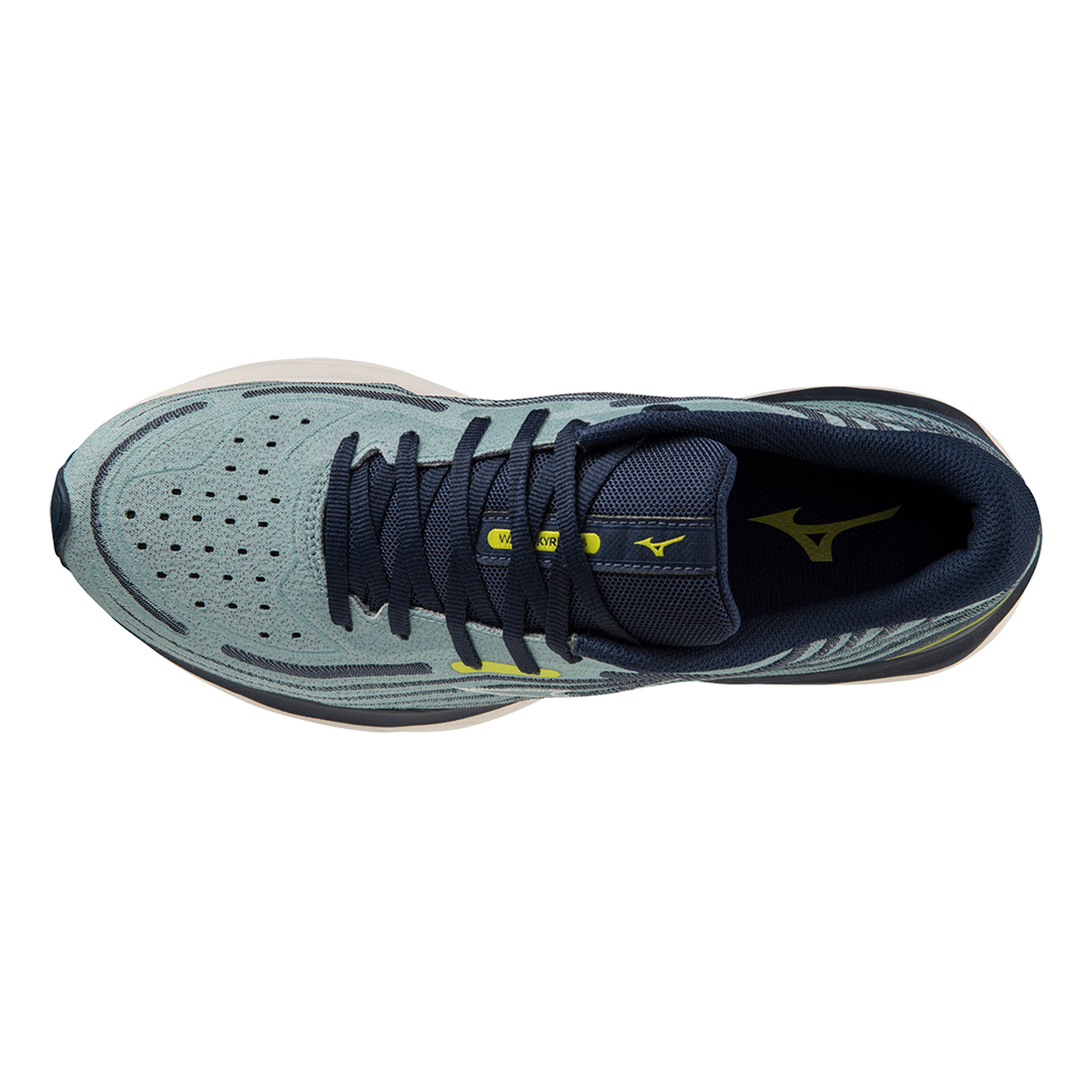 Mizuno Wave Skyrise 4 Chaussure De Running Sans Stabilisateurs Hommes - Bleu Petrol, Bleu