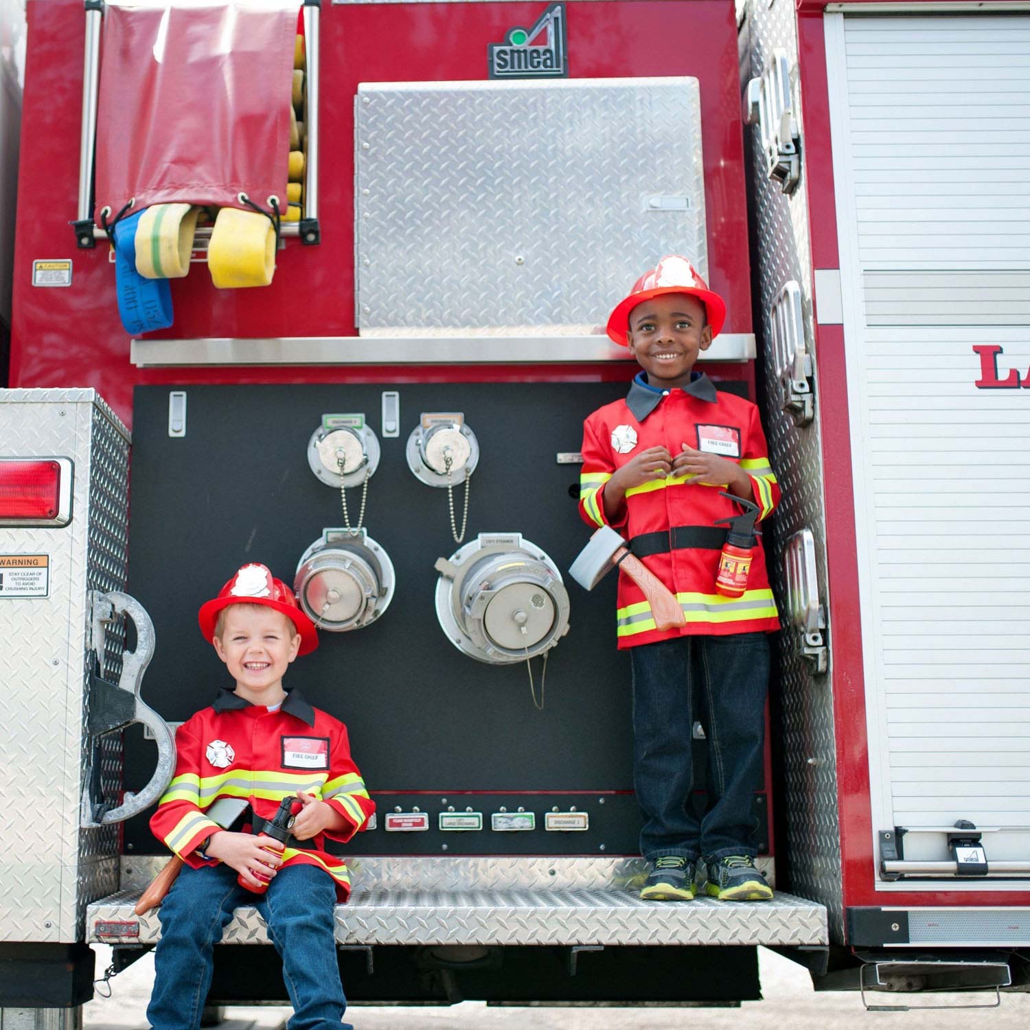 Verkleedset Brandweer met Accessoires, 5-6 jaar