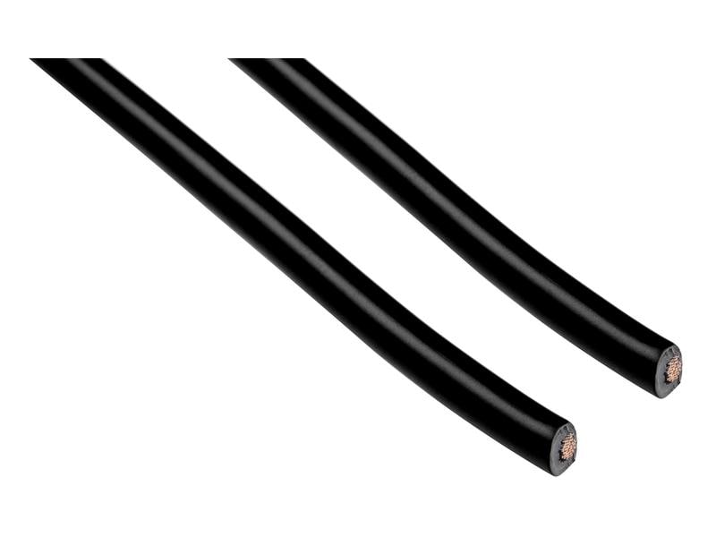 FURBER.power Solarkabel 4 mm² Rolle 100 m, Schwarz Anschlusskabel Solarpanel mit offenen Enden